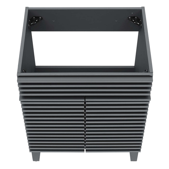 Modway Render 18" and 24" Bathroom Cabinets Basin Not Included Storage Shelf - View 22