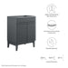 Modway Render 18" and 24" Bathroom Cabinets Basin Not Included Storage Shelf - View 16