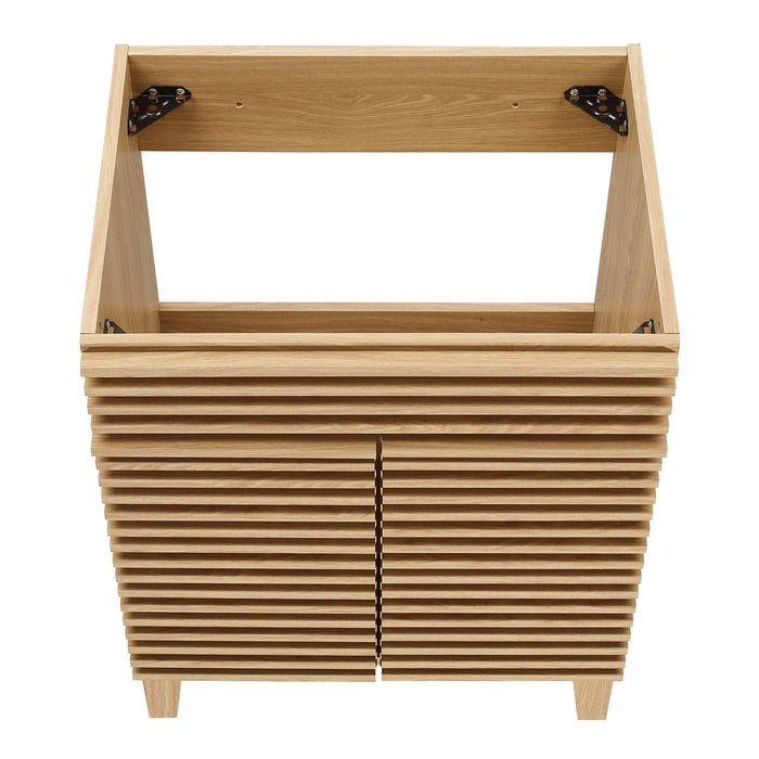 Modway Render 18" and 24" Bathroom Cabinets Basin Not Included Storage Shelf - View 29