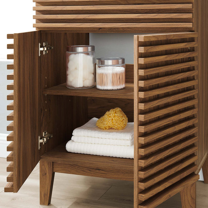 Modway Render 18" and 24" Bathroom Cabinets Basin Not Included Storage Shelf - View 31