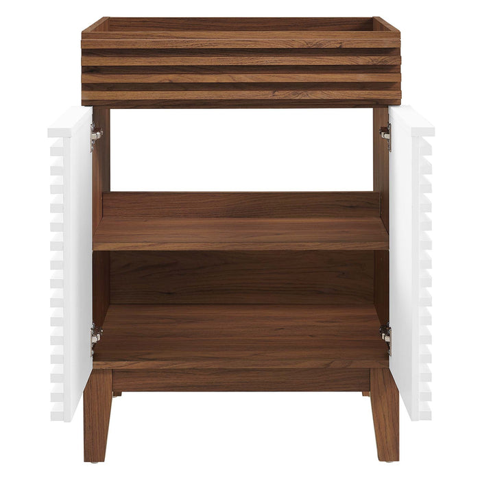 Modway Render 18" and 24" Bathroom Cabinets Basin Not Included Storage Shelf - View 49