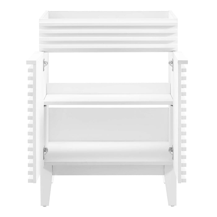 Modway Render 18" and 24" Bathroom Cabinets Basin Not Included Storage Shelf - View 41