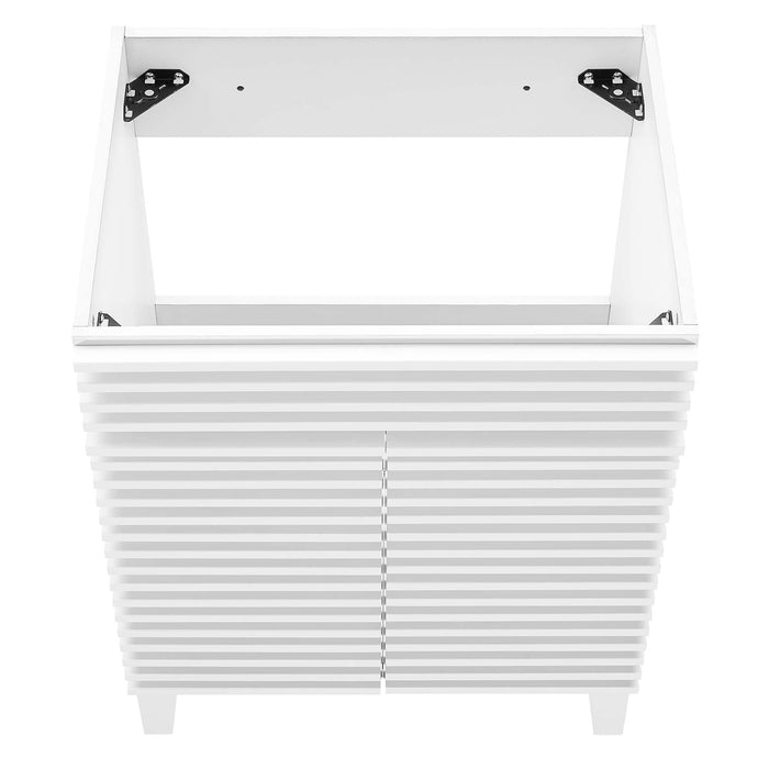 Modway Render 18" and 24" Bathroom Cabinets Basin Not Included Storage Shelf - View 42