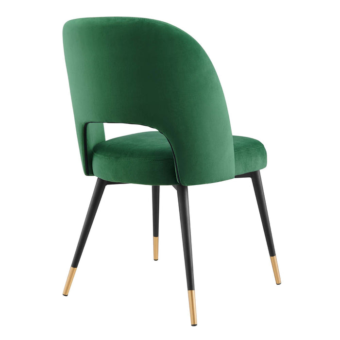Modway Rouse Performance Velvet Dining Side Chairs - Set of 2 - View 10
