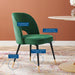 Modway Rouse Performance Velvet Dining Side Chairs - Set of 2 - Features