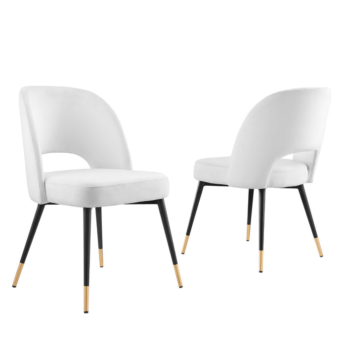 Modway Rouse Performance Velvet Dining Side Chairs - Set of 2 - View 23
