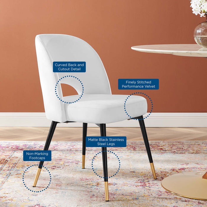 Modway Rouse Performance Velvet Dining Side Chairs - Set of 2 - View 18