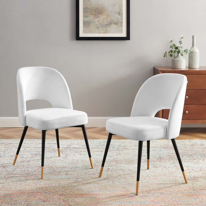 Modway Rouse Performance Velvet Dining Side Chairs - Set of 2 - View 17