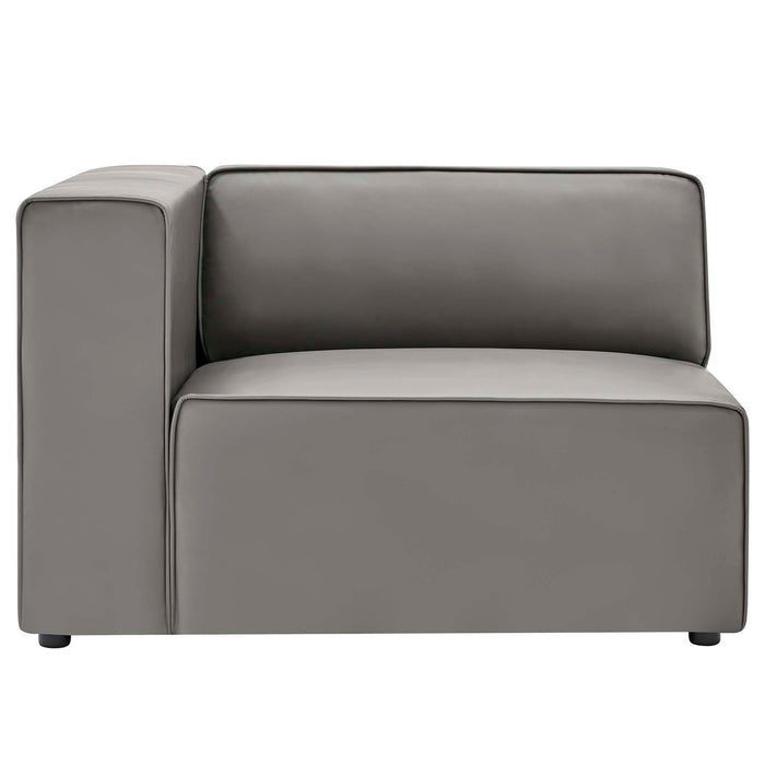 Mingle Vegan Leather Left-Arm Chair - view 6