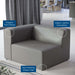 Mingle Vegan Leather Left-Arm Chair - in lifestyle setting