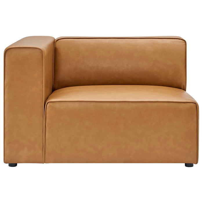 Mingle Vegan Leather Left-Arm Chair - view 13