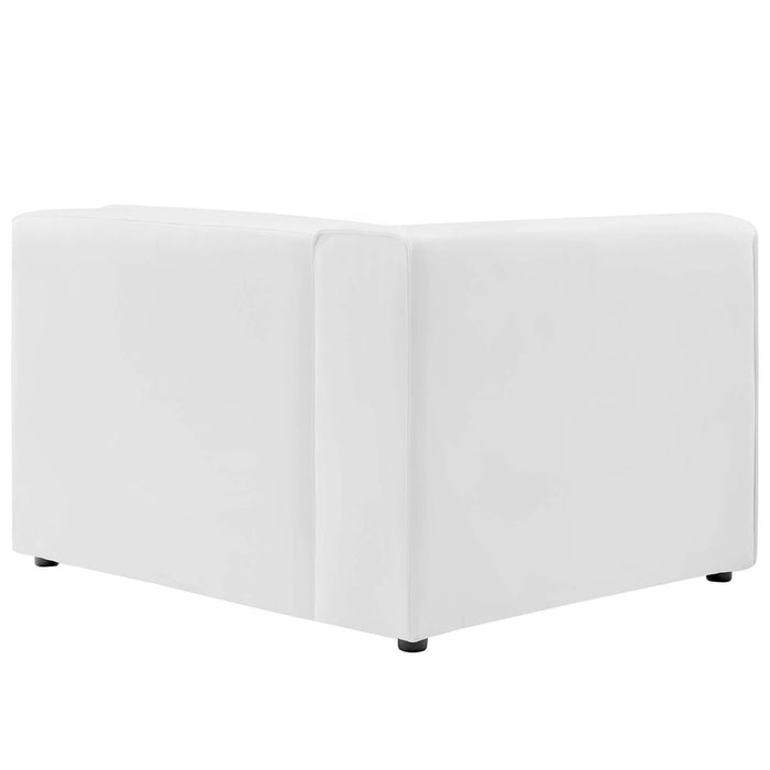 Mingle Vegan Leather Left-Arm Chair - view 19