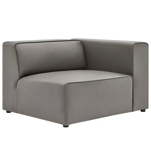 Mingle Vegan Leather Right-Arm Chair - alternate angle view