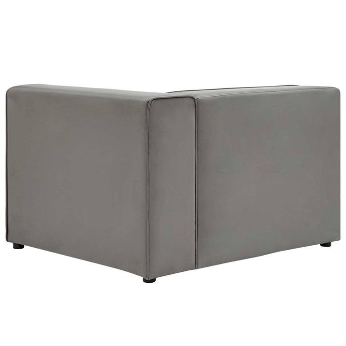 Mingle Vegan Leather Right-Arm Chair - view 6