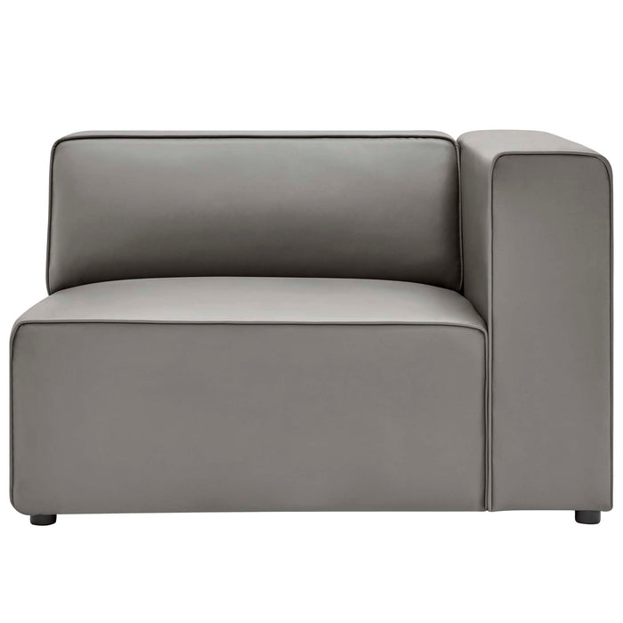 Mingle Vegan Leather Right-Arm Chair - view 5