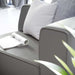 Mingle Vegan Leather Right-Arm Chair - in lifestyle setting