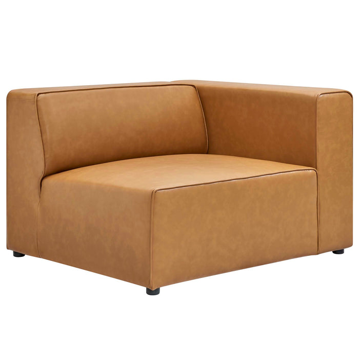 Mingle Vegan Leather Right-Arm Chair - view 9