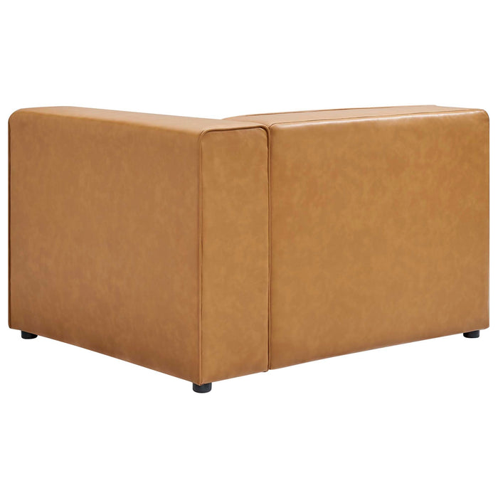 Mingle Vegan Leather Right-Arm Chair - view 13