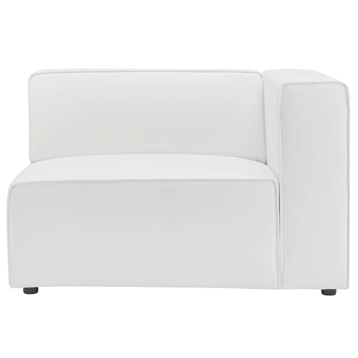 Mingle Vegan Leather Right-Arm Chair - view 19