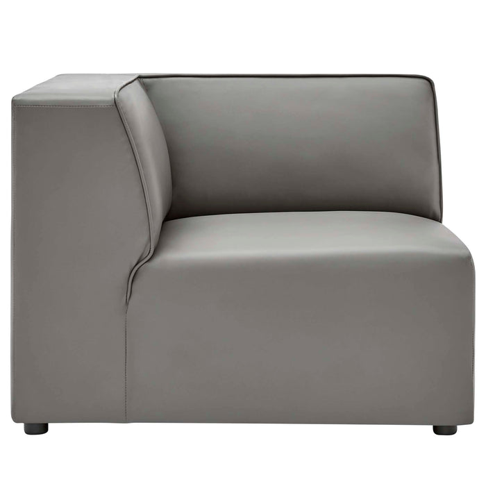 Mingle Vegan Leather Corner Chair - view 5