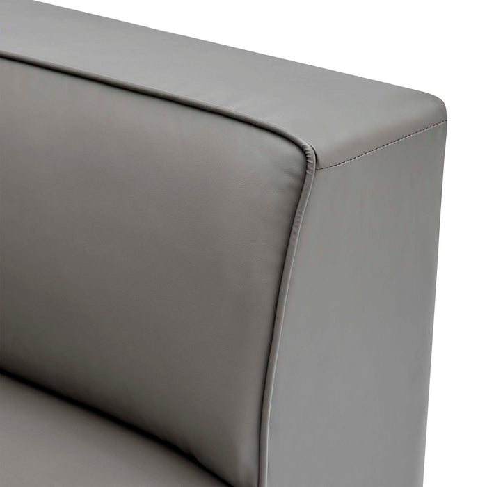 Mingle Vegan Leather Corner Chair - view 8