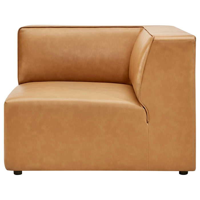 Mingle Vegan Leather Corner Chair - view 14