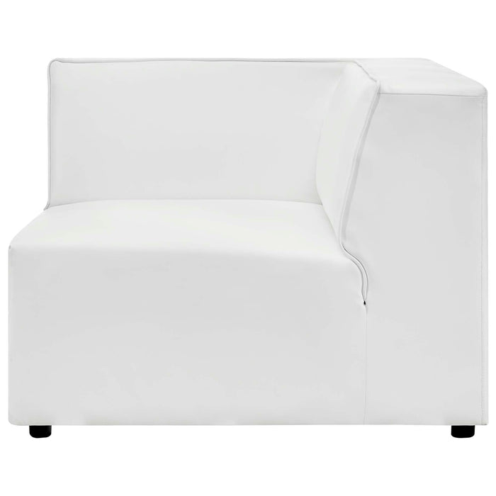 Mingle Vegan Leather Corner Chair - view 22