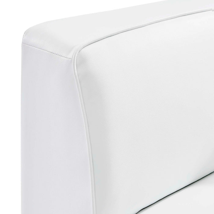 Mingle Vegan Leather Corner Chair - view 24