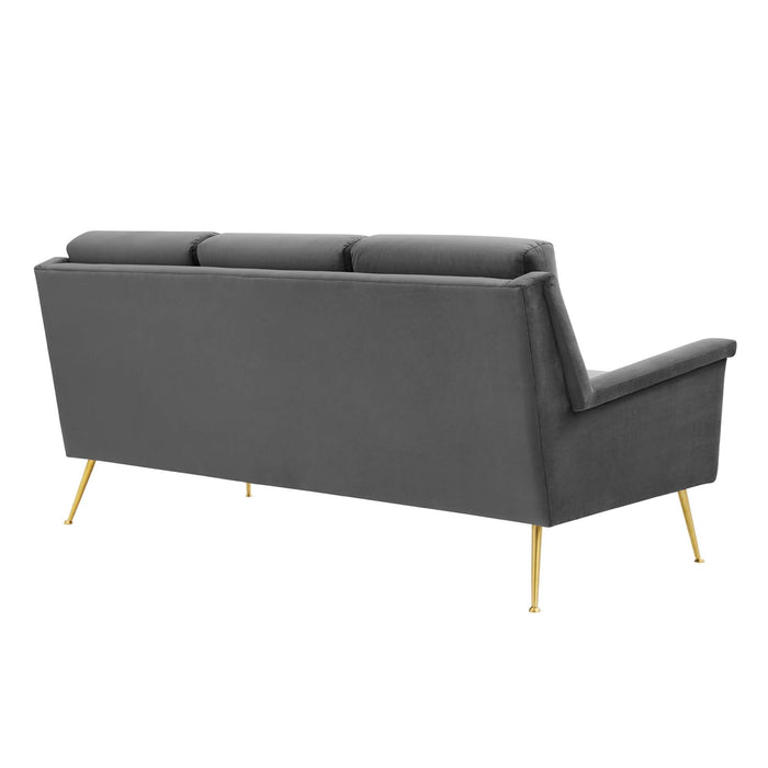 Chesapeake Performance Velvet Sofa - view 6