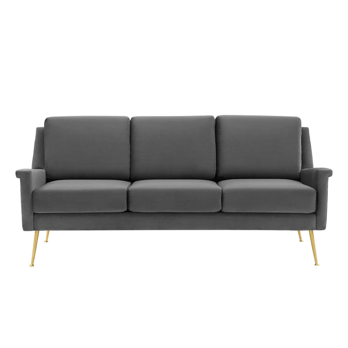 Chesapeake Performance Velvet Sofa - view 7