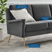 Chesapeake Performance Velvet Sofa - in lifestyle setting