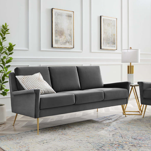 Chesapeake Performance Velvet Sofa - Modway \living\sofas