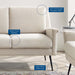 Chesapeake Fabric Sofa - in lifestyle setting