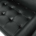 Valour Leather Sofa Black