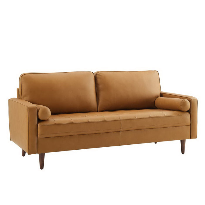 Valour Leather Sofa Tan