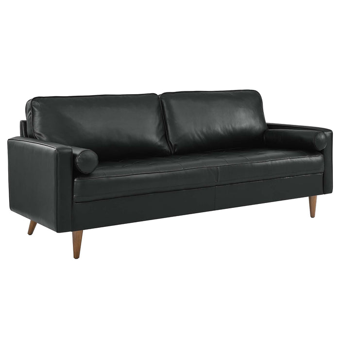 Valour 81" Leather Sofa - alternate angle view