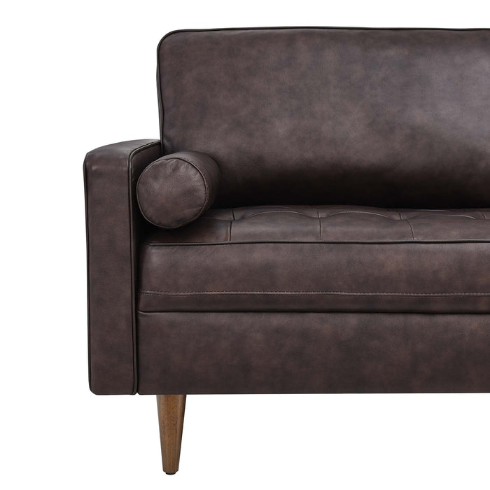 Valour 81" Leather Sofa - view 16
