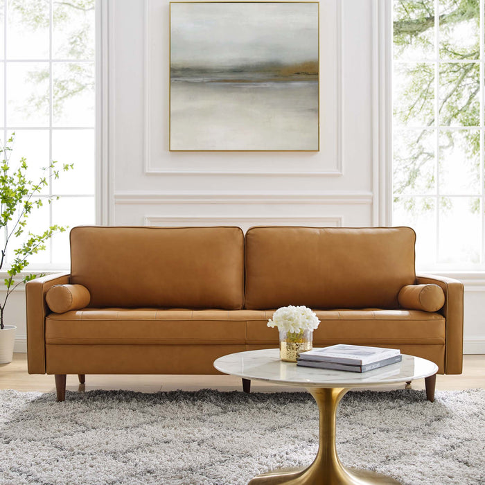 Valour 81" Leather Sofa - view 17