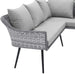 Endeavor Outdoor Patio Wicker Rattan Sectional Sofa - view 7