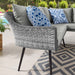 Endeavor Outdoor Patio Wicker Rattan Sectional Sofa - detail close-up
