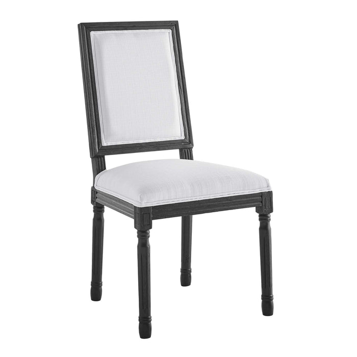 Modway Court French Vintage Upholstered Fabric Dining Side Chair - View 10