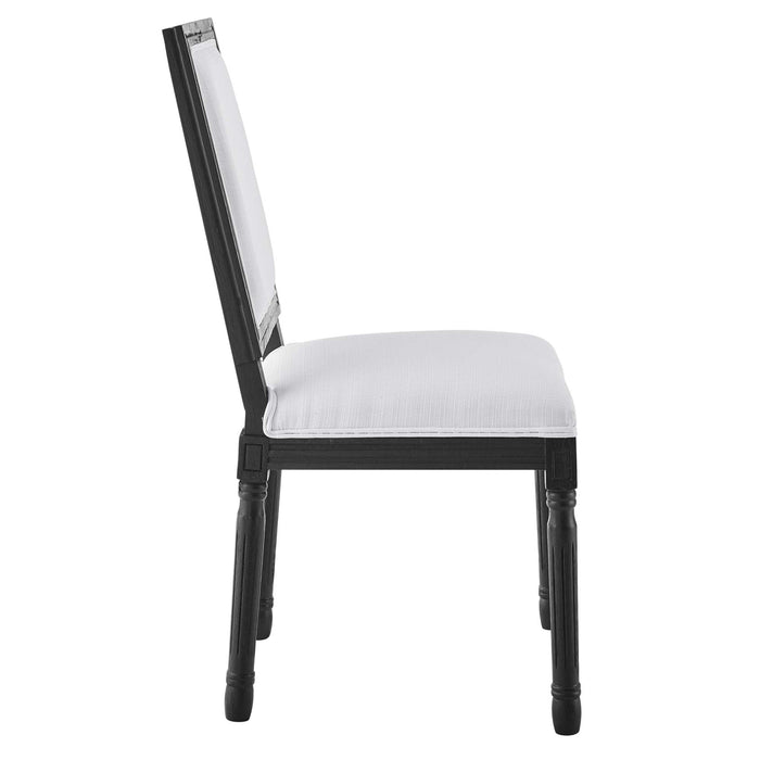 Modway Court French Vintage Upholstered Fabric Dining Side Chair - View 13