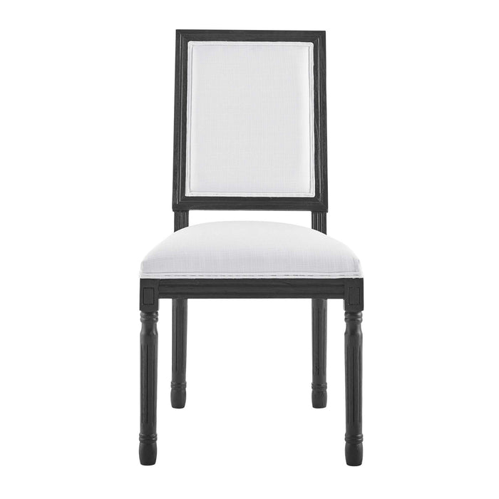Modway Court French Vintage Upholstered Fabric Dining Side Chair - View 15