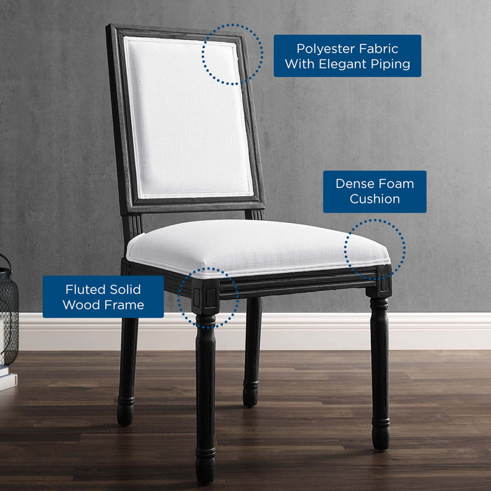 Modway Court French Vintage Upholstered Fabric Dining Side Chair - View 11