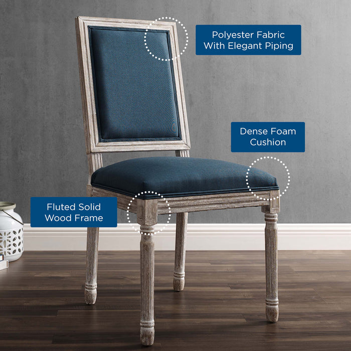 Modway Court French Vintage Upholstered Fabric Dining Side Chair - View 26