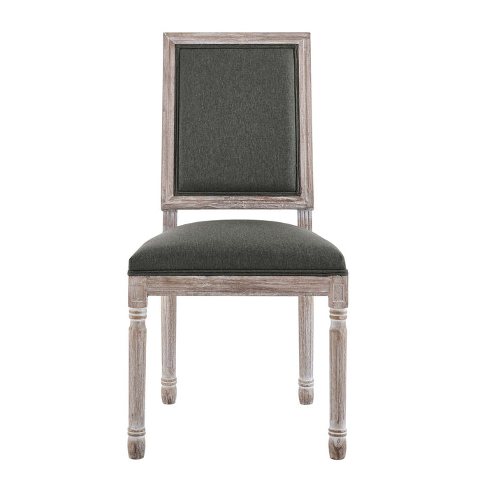 Modway Court French Vintage Upholstered Fabric Dining Side Chair - View 22