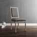Modway Court French Vintage Upholstered Fabric Dining Side Chair - View 17