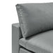 Commix Down Filled Overstuffed Vegan Leather Armless Chair - view 8