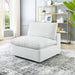 Commix Down Filled Overstuffed Vegan Leather Armless Chair - view 17