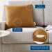 Enhance Performance Velvet Throw Pillow - detail close-up